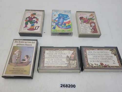 Kassetten kinder märchen - 6x,