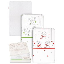 2er Set Spannbettlaken Next to