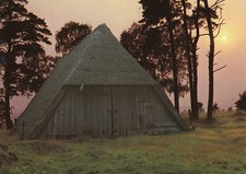Alte Postkarte - Alter Schafstall im Naturschutzgebiet Lüneburger Heide