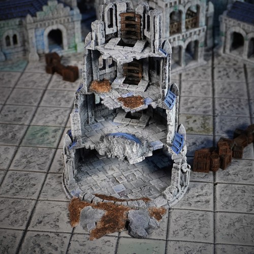 Tower ruin 28mm - der, ringe