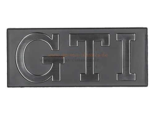 Gti schriftzug emblem - "gti",