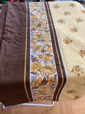 Blumen Bettwäsche 70er Vintage - Baumwolle - Einzelbezug  - Retro