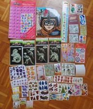 Stickerset 60x 90er Jahre Sticker Vintage Mix + Stickeralbum Sandylion