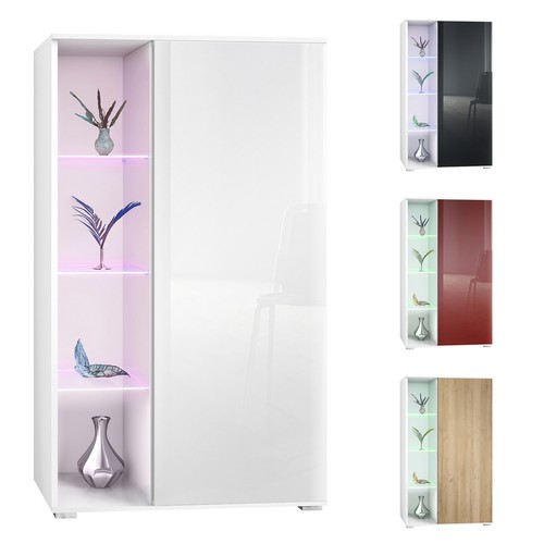 Davos vitrine korpus weiß led - vitrine,