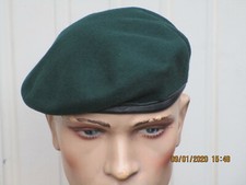 Royal Marines Commando Barett, dunkelgrün, original, Gr. 57 ohne Abzeichen