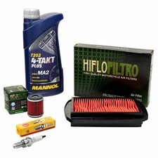 Wartungspaket für Yamaha YZF-R 125 RE 14-18 Öl 1L+Luftfilter+Ölfilter+Zündkerze