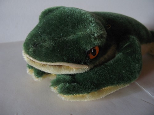 Steiff frosch ohne fahne - frosch,,