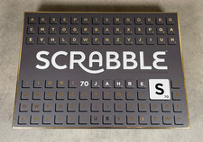 Mattel Scrabble 70 Jahre Jubiläumsedition - Gesellschaftsspiel - Brettspiel