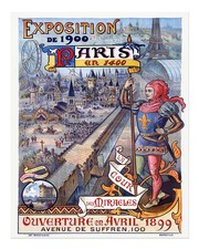 Vintage Paris Ausstellung 1900