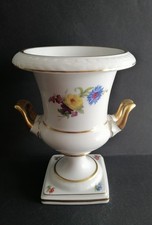 Kaiser Porzellan "GLORIA" Vase  Gold Blumen 