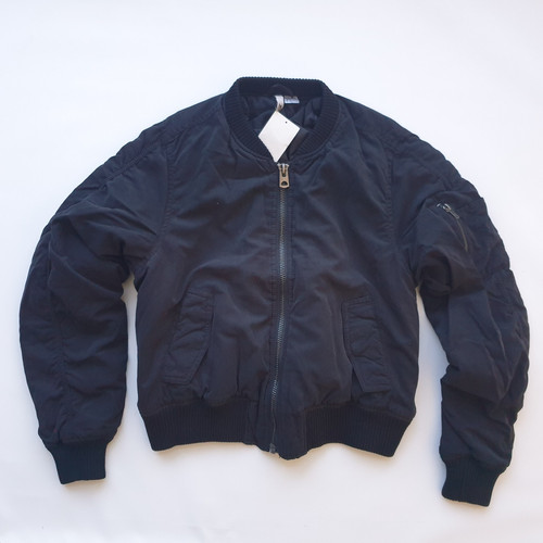 Pilotenjacke aus satin - aus,