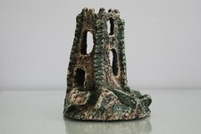Detaillierte Alte Atlantis Aquarium Schloss Ruine 12 X 8 X 15 Cms Ornament Fisch