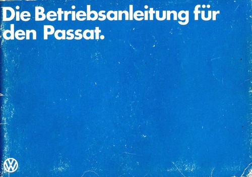 Betriebsanleitung passat - betriebsanleitung, vw