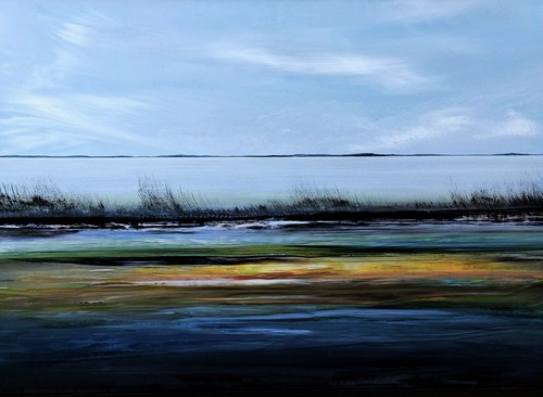 Abstrakte landschaft bild - abstrakte,