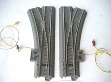 Märklin H0 - Weichenpaar C-Gleis Nr. 24611 + 24612 m. Antrieb + Decoder