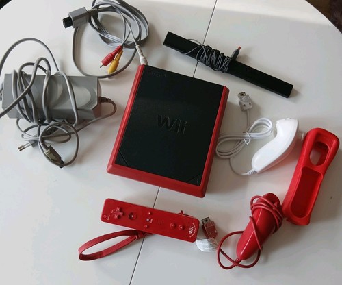 Nintendo wii mini - konsole, rot