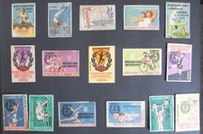 Streichholzetiketten DDR  Sport
