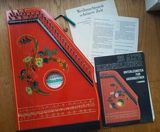 DDR Kinderzither Akkordzither Zither Musima Markneukirchen in OVP 