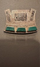 Silber Brosche/Anhänger Maya