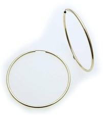 Earrings hoop gold - hoop, 333