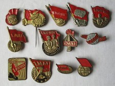13 seltene DDR 1.Mai Abzeichen
