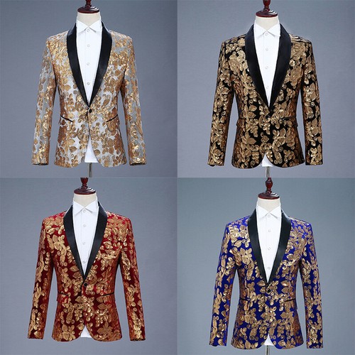 Herren floral pailletten schal - herren,