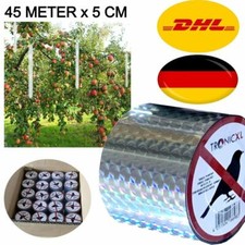 Vogelabwehr Band Vogelschutz Flatterband Raben Tauben Schreck Balkon Pflanzen