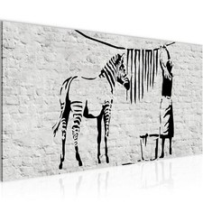 Wandbild Washing Zebra Banksy