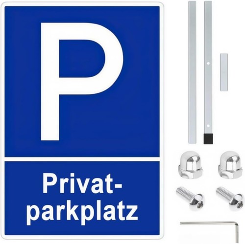 Parkplatzschild mit cm - parkplatzschild,
