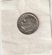 USA Münze one Dime 1968 D aus