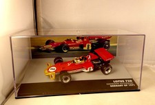 1:43 Formel 1 F1 Modellauto 1971 LOTUS FORD 72D Fittipaldi N°8 rot/gold 1:43 BOX