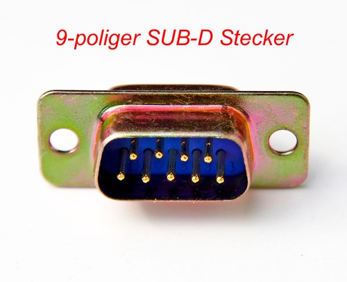 Sub stecker 9 polig - d-sub-stecker,, 9-polig
