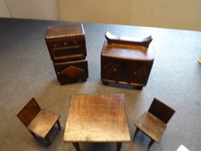 Antikes Puppenstuben Zimmer