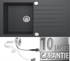 Granitspüle Schwarz