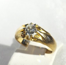 alter Diamant Ring 585 Gold