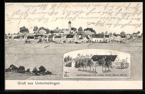 Untermeitingen - ak,