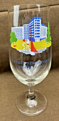 Ddr bierglas tulpe - bierglas, fdgb