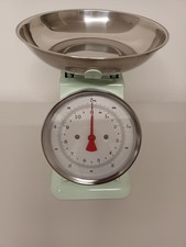 Küchenwaage Retro Style mint, bis 5000g, Analog, abnehmbare Waagschale