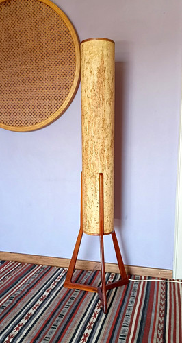 60er jahre mahagoni stehlampe - 60er,