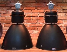 2stuck industrielampen 50ér