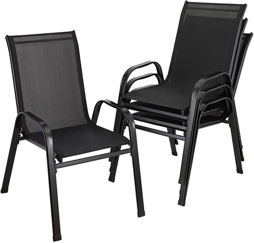 4tlg gartenstuhl stapelstuhl - gartenstuhl,