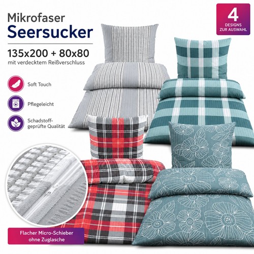 Seersucker bettwäsche set - seersucker, 2
