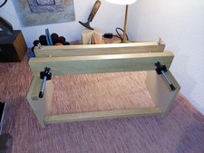 Handliche BUCHPRESSE für Buchbinder BUCHBINDEREI Buchbinden PRESSE Eiche HOLZ