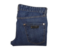 CAVALLI Herren Jeans W32 L34 SLIM Fit Blau Stretch Denim GRÖSSE Taille 32" Bein 34"