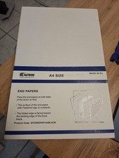 Fastbind A4 100 Endpapiere Schwarz/+ 100 DuoStrips Schwarz /+100 Abheftstreifen.