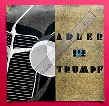 alter Original Prospekt ADLER