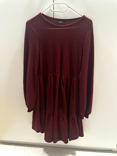 Kleid bordeaux shein größe - kleid, shein,