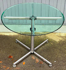 USM Kitos Glas 90cm Rund Besprechungstisch Konferenztisch Glastisch Rundtisch