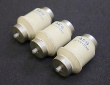 AEG SIBA SIEMENS 3 Stk Steatit-Sicherung Si-D 80A 500V Ultra-Rapid - Nr. 1000907
