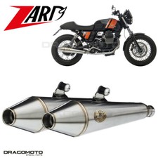 V7 II STONE MOTO GUZZI 2014 2015 ZARD Auspuff CONICAL RC ZMG076S10SSR